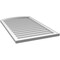 Ekena Millwork Arch Top Surface Mount PVC Gable Vent: Functional, w/ 2"W x 1-1/2"P Brickmould Frame, 26"W x 42"H GVPAR26X4202SF - alternate 3